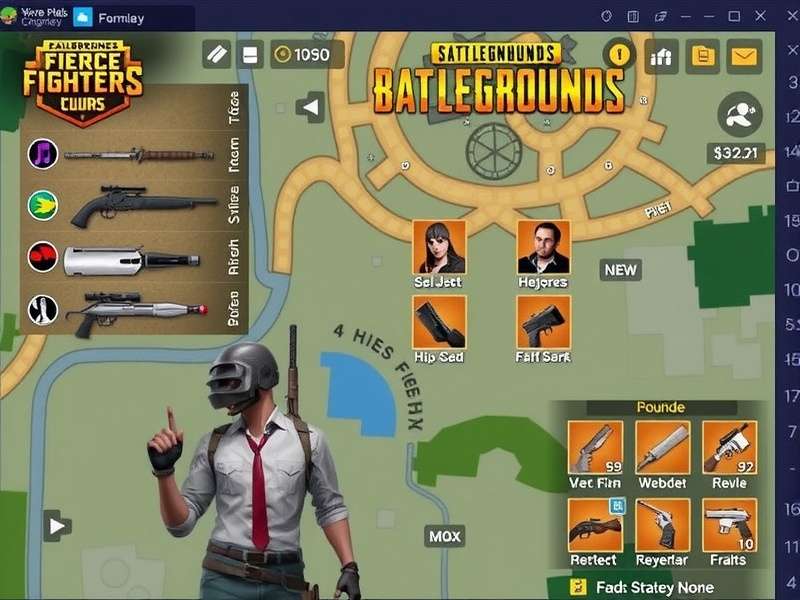 PUBG Hero Fierce Fighters Strategy Map